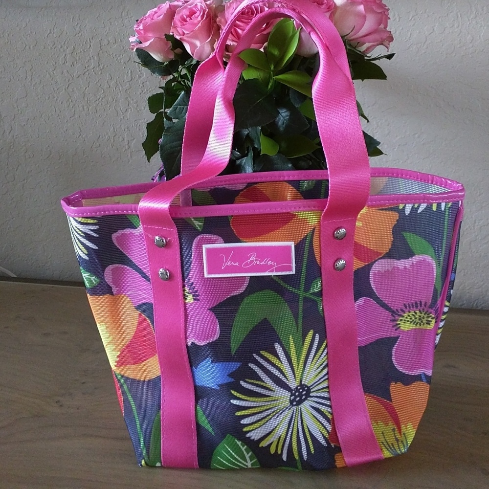 Vera Bradley mesh tote Jazzy Blooms