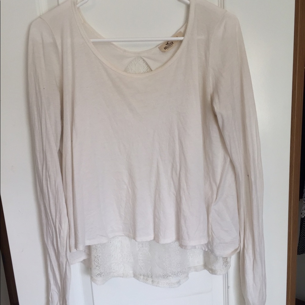 white long sleeve shirt
