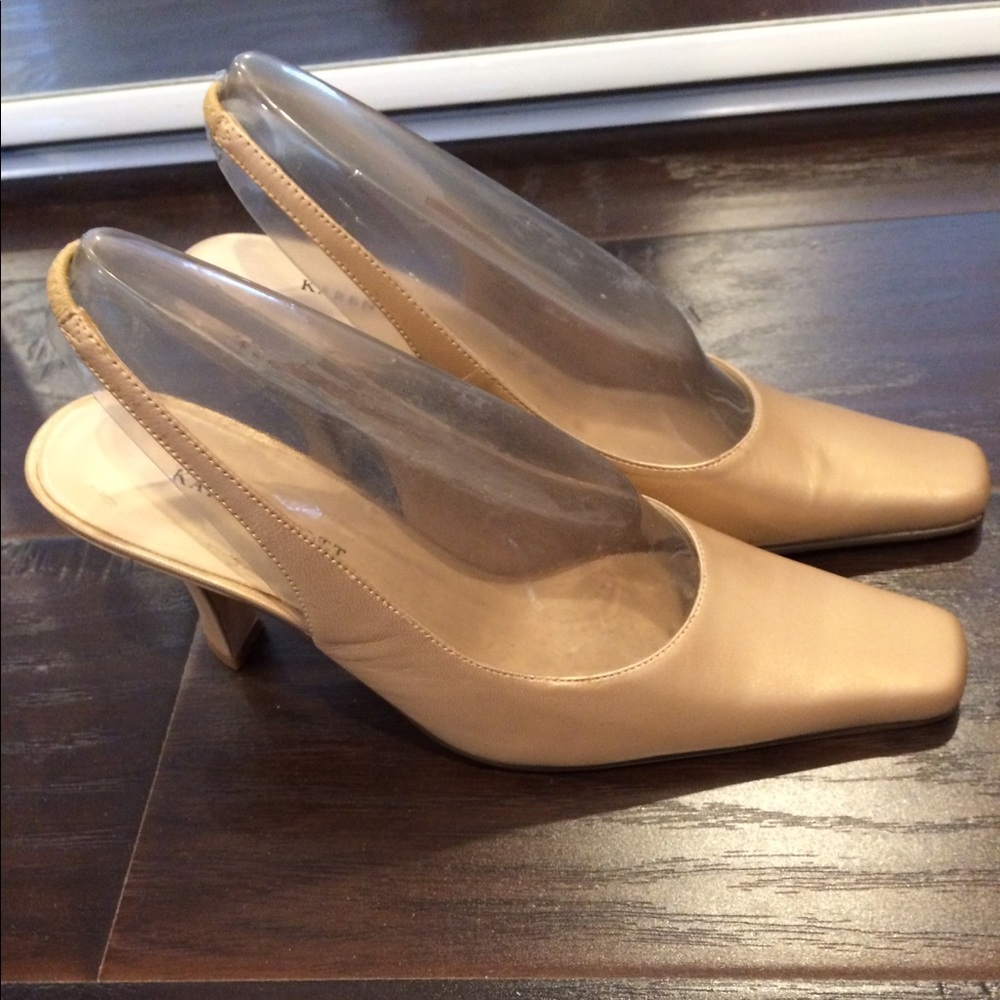 Karen Scott Nude heels size 7 1/2M