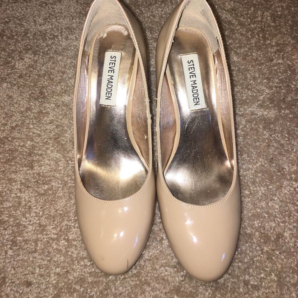 Nude Steve Madden Heels