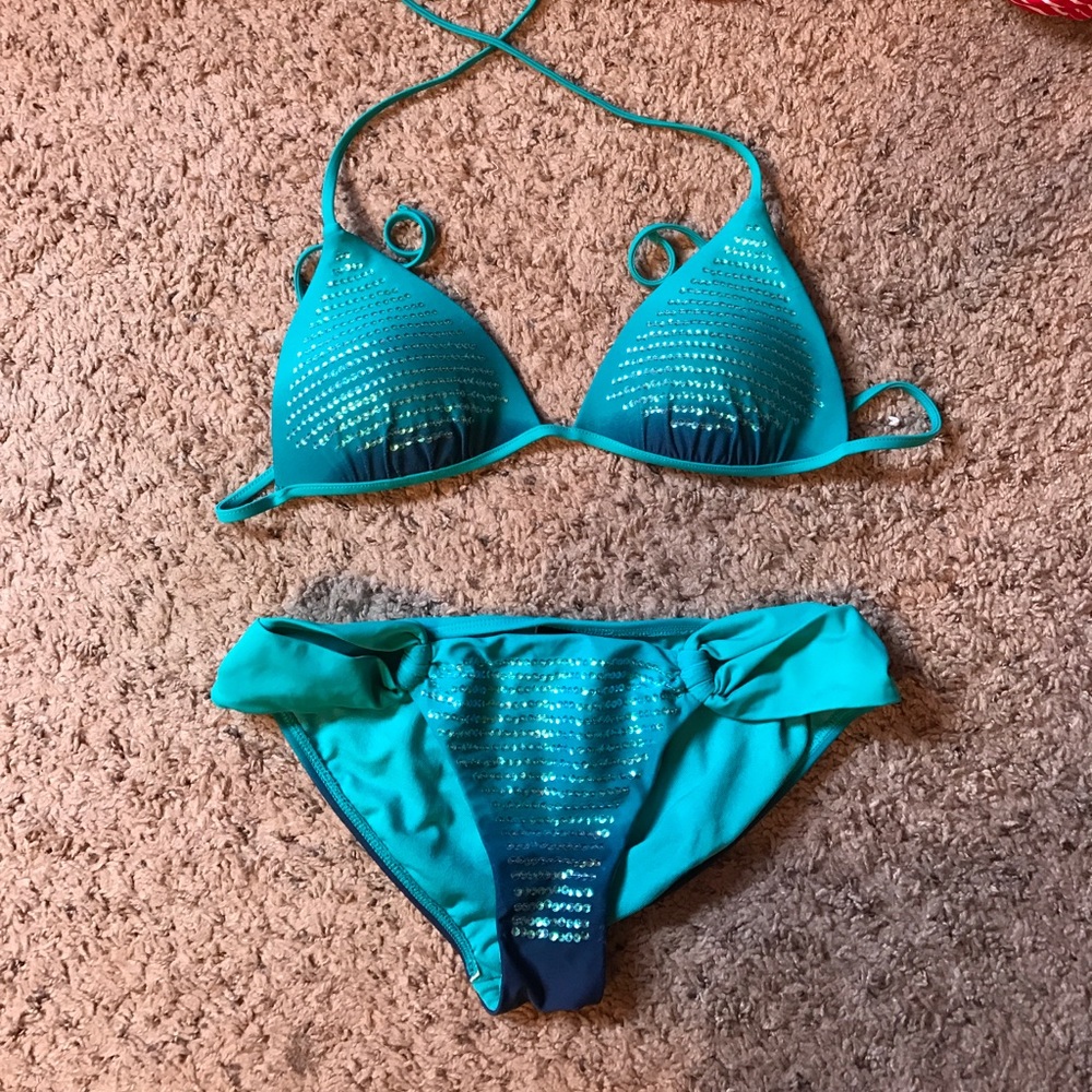 Sequin mermaid bathing suit