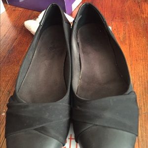 Black flats size 10