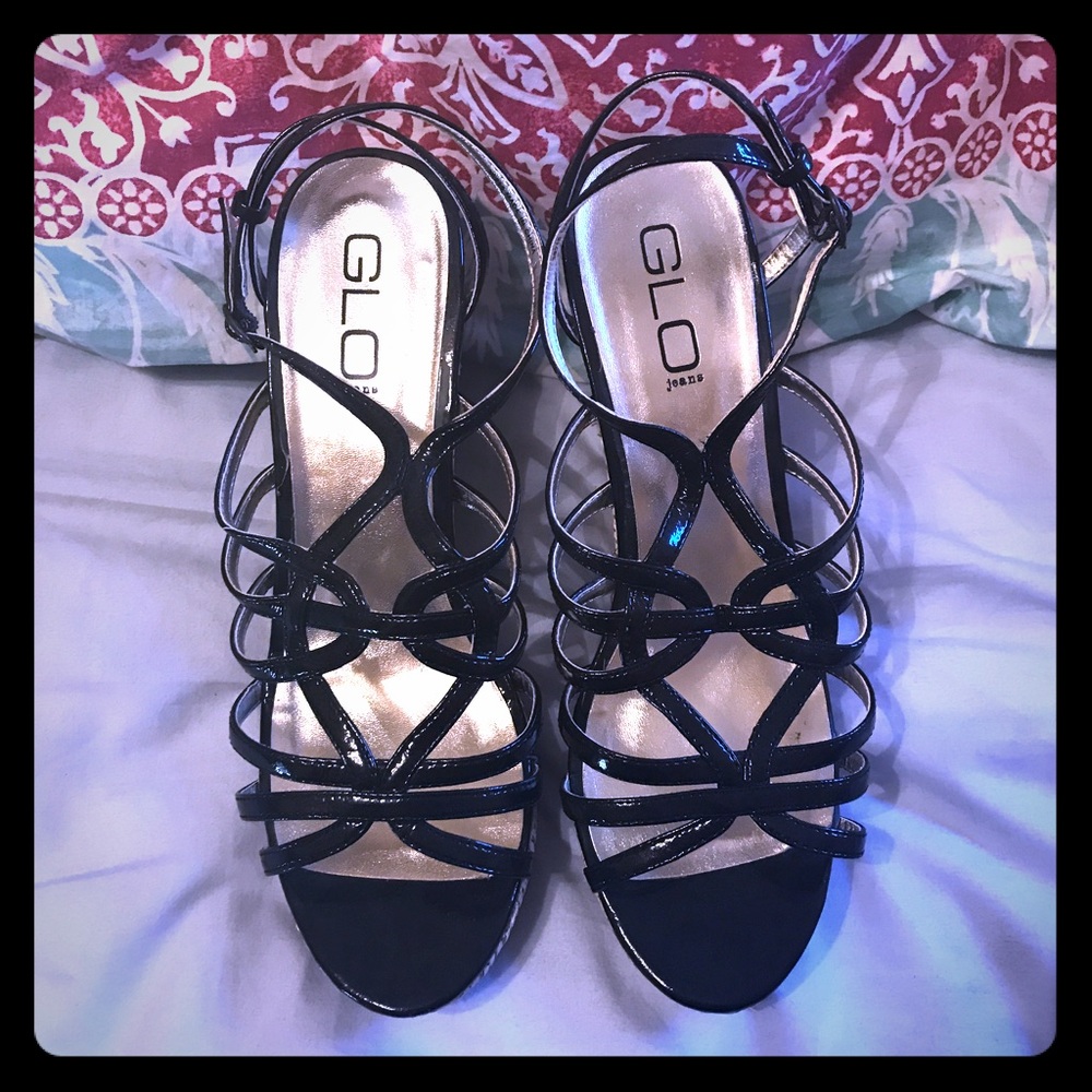 Glo Strappy Wedge Sandals