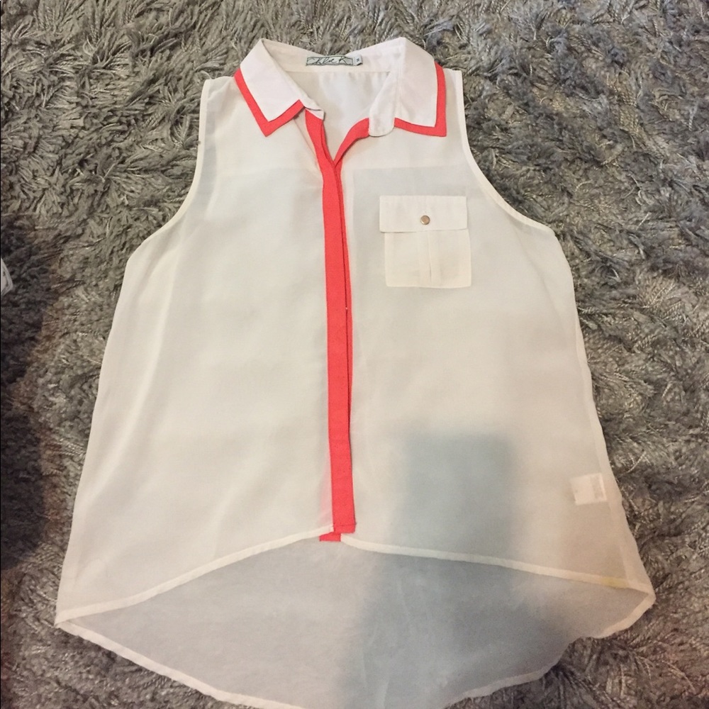 Sheer dressy blouse