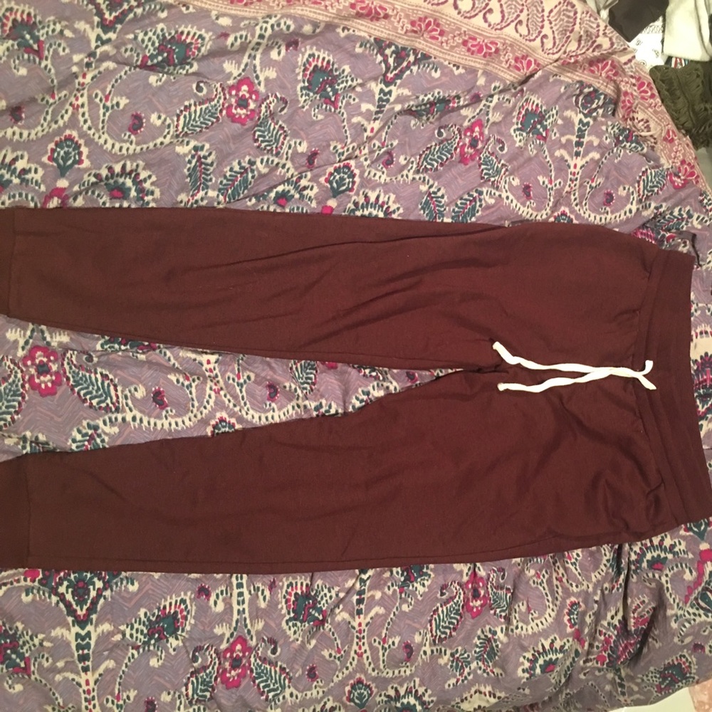 Maroon joggers!