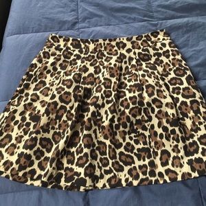 Banana republic animal print skirt