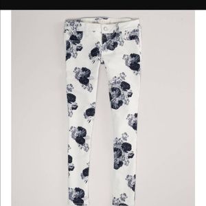 American Eagle floral print jeggings