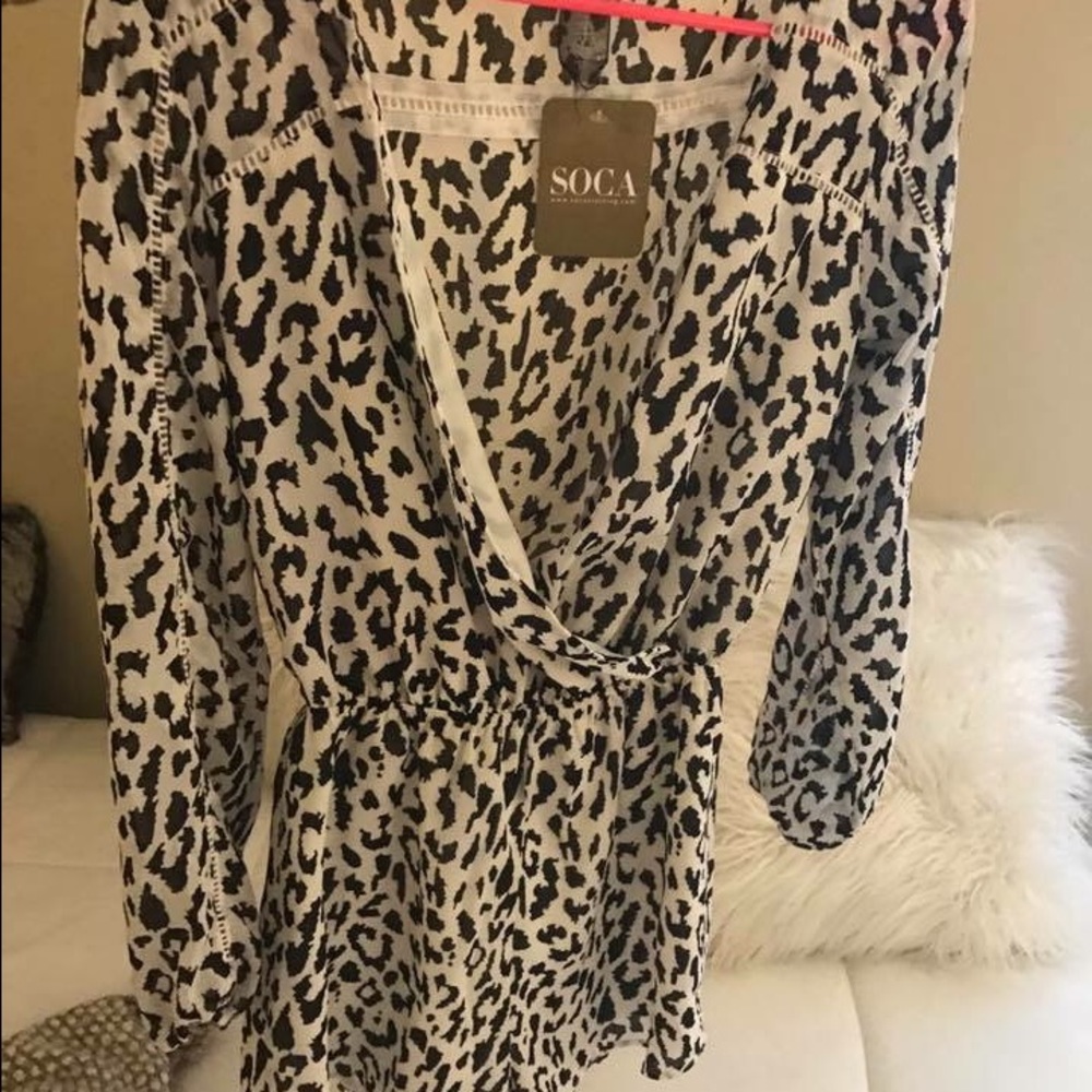 Cheetah soca romper