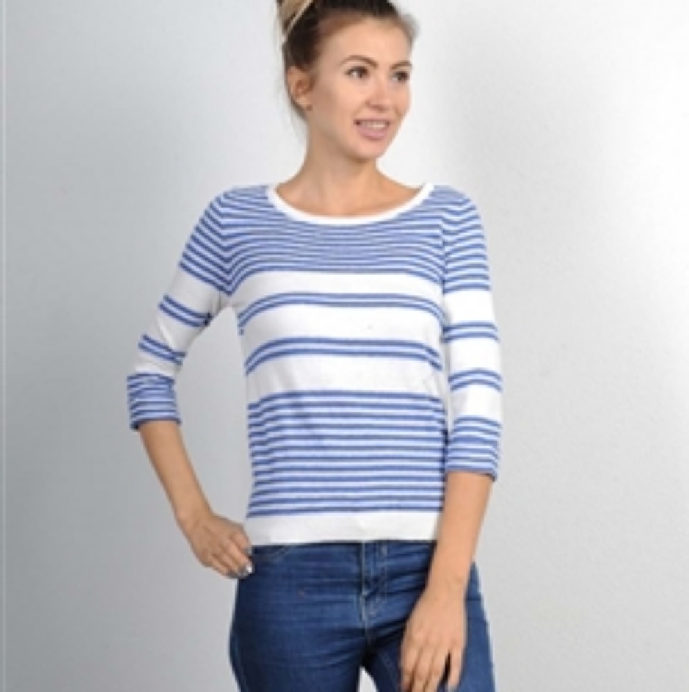 Sweater shirt blouse stripes