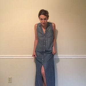 Long button-down Dress