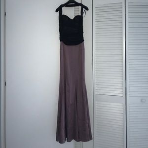 Bebe lavender siren cut dress