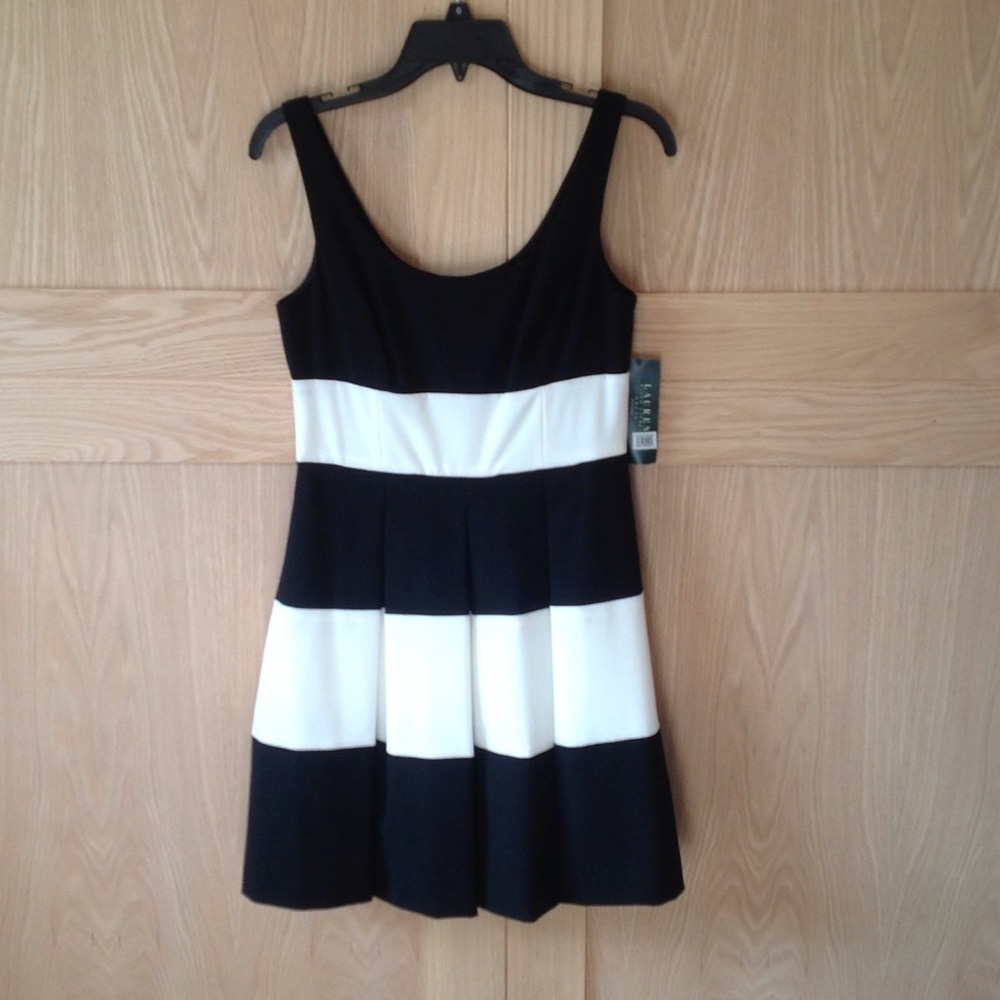 Nautical, BNWT, black & white, summer dress