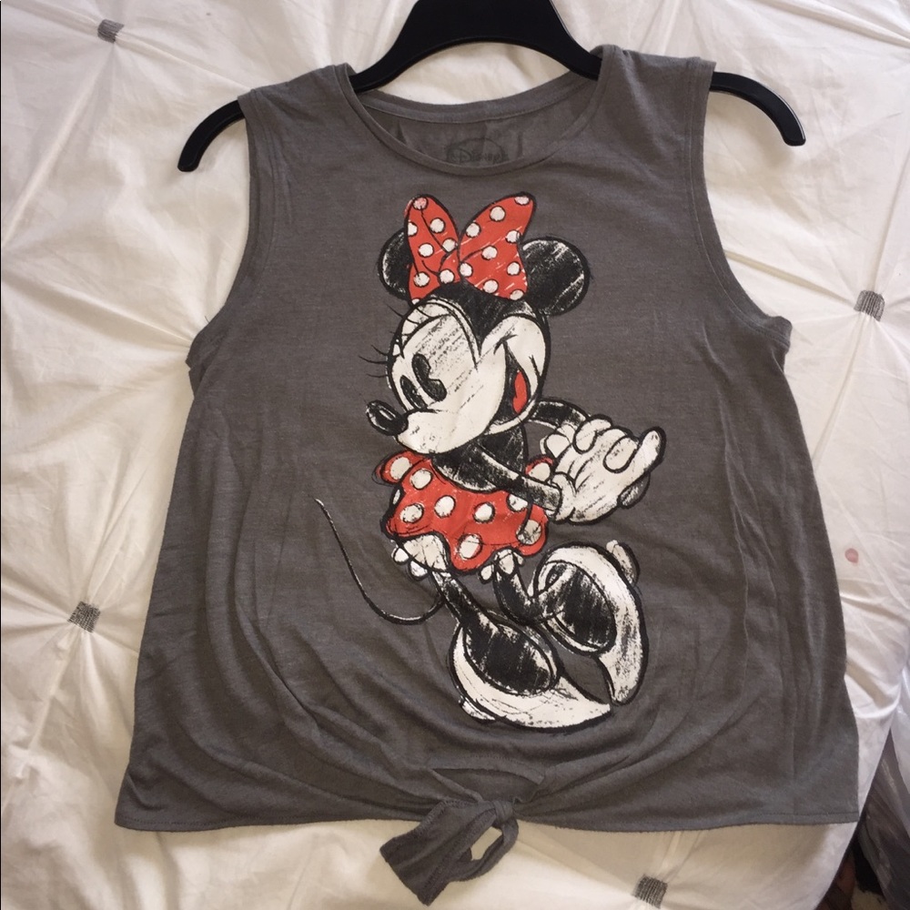 sleeveless Minnie Mouse top with tie