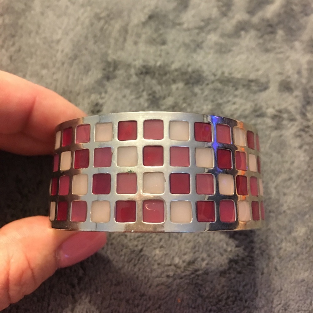 EUC shades of pink cuff bracelet