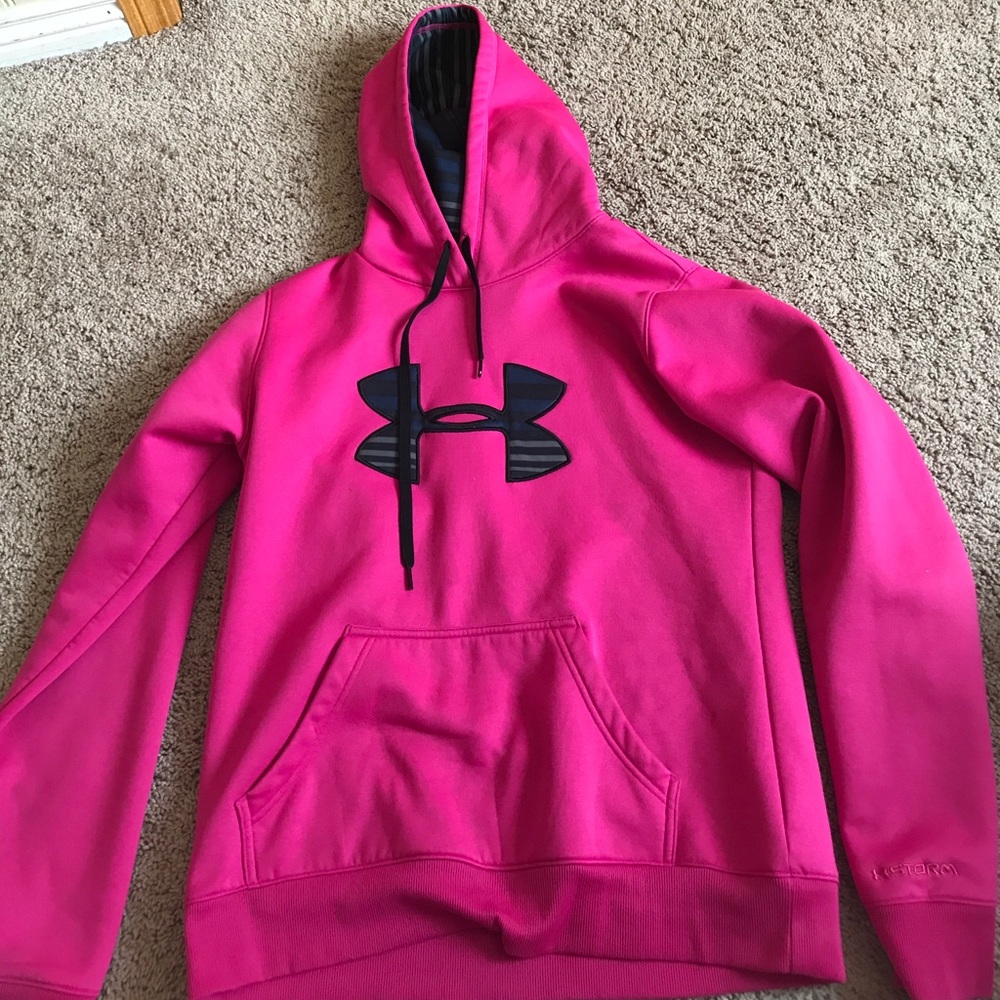 An underarmour sweatshirt
