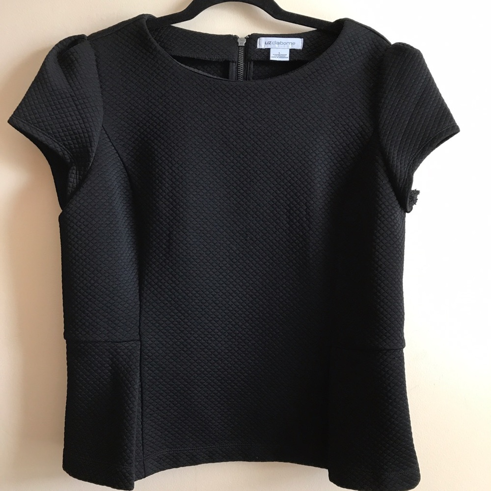 Pre-owned (EUC) Liz Claiborne Peplum Blouse