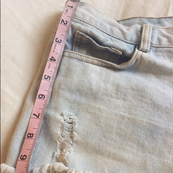 Vintage Denim Distressed Cut Off Shorts - Picture 5 of 5