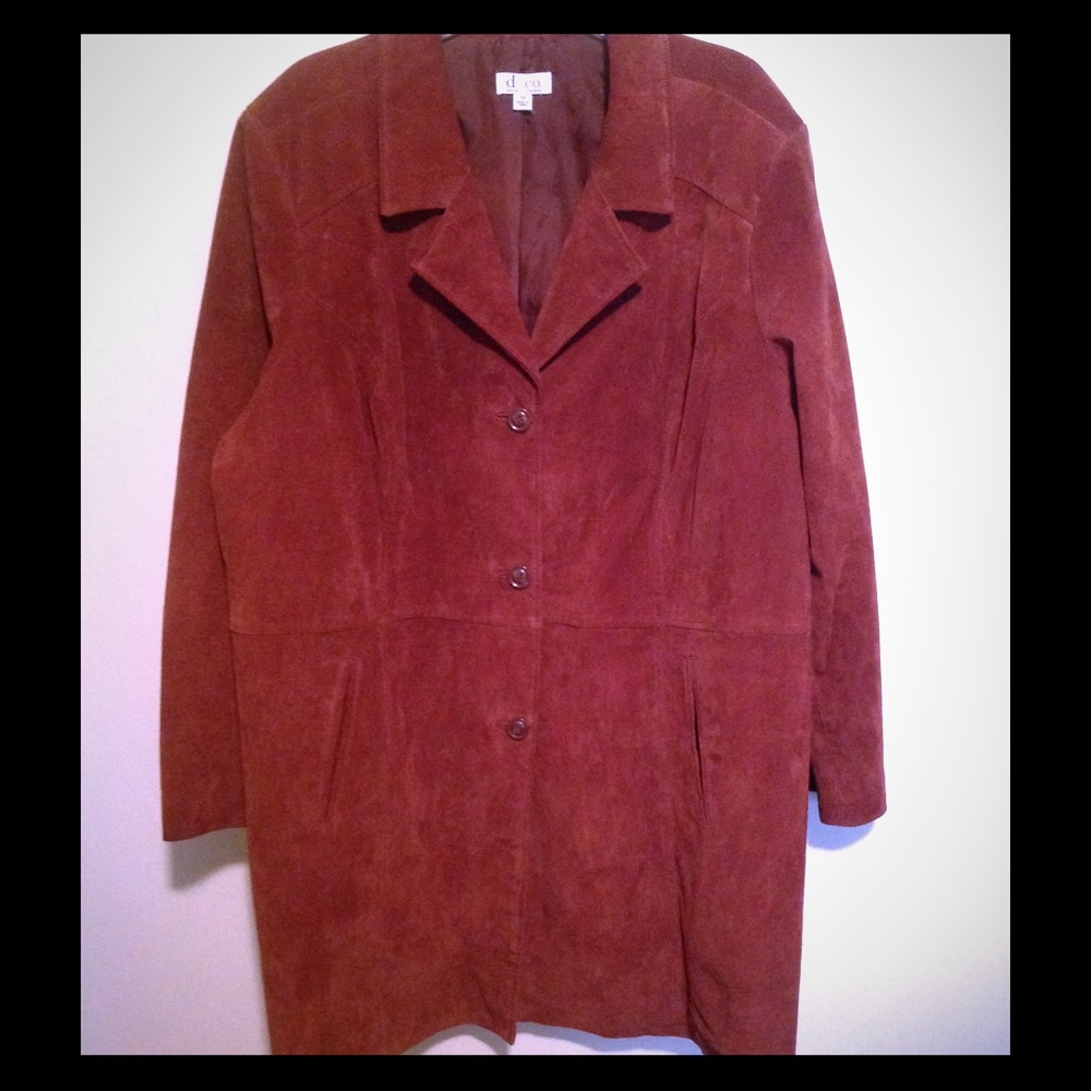 Denim & Company Suede Jacket/Coat