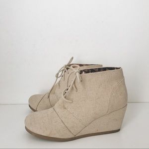 Low Wedged Heel Ankle Booties