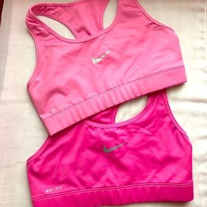 💜SALE💜 NIKE SPORTS BRAS Pink 2 Pack!