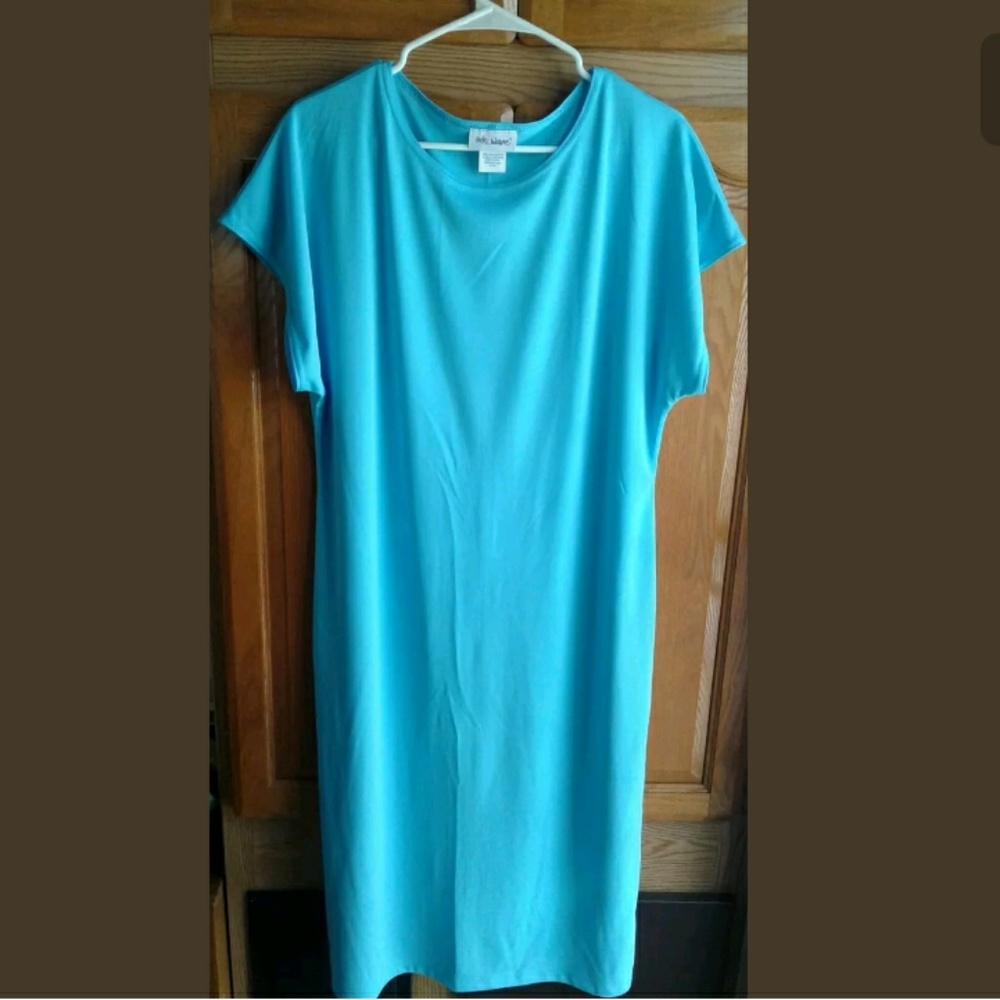 Blue T-Shirt style Dress (3x8's for $20 Sale)