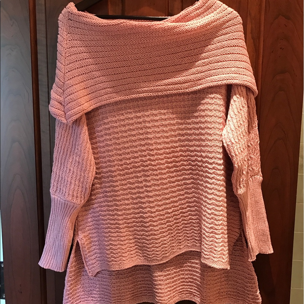 Off the shoulder sweater