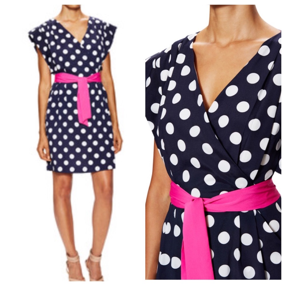 BNWOT Eliza J Polka Dot Above the Knee Dress
