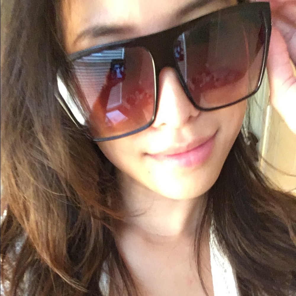 Dark brown sunglasses