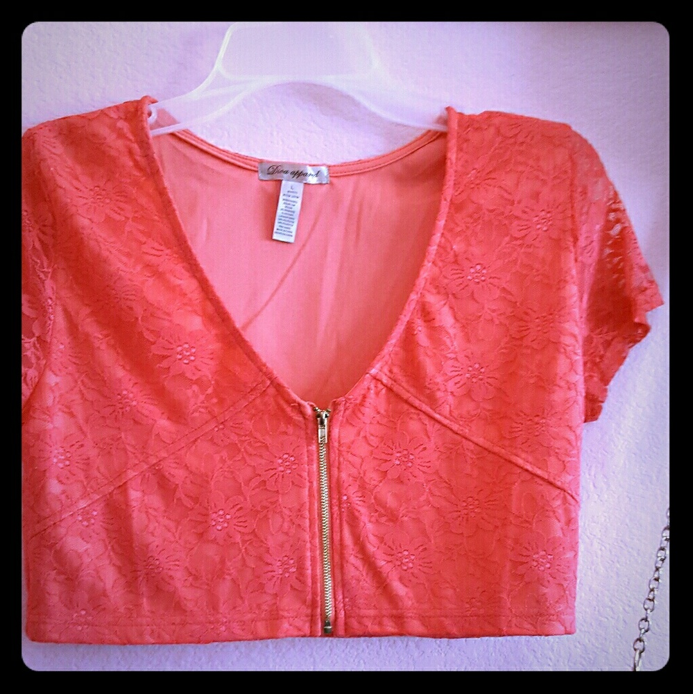 Lace Detail crop top