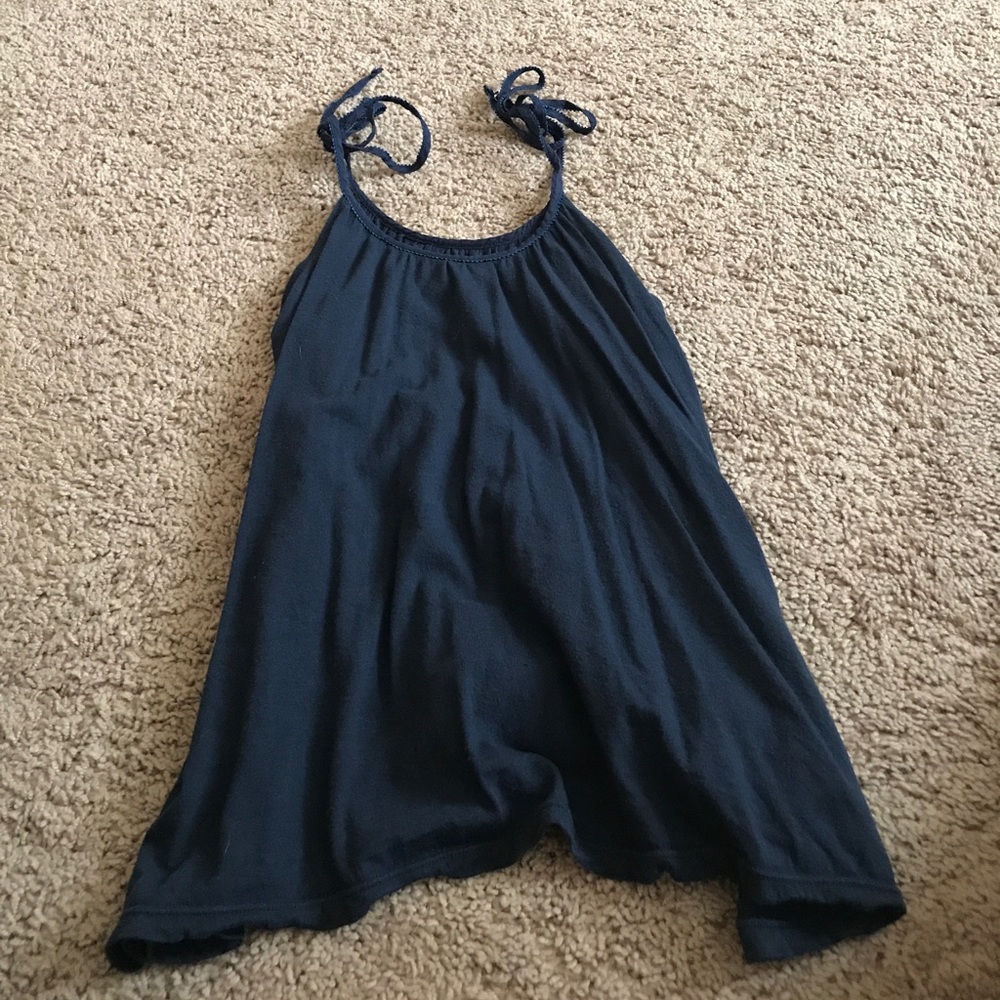 cute dark blue tank top