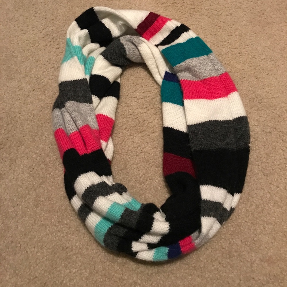 Merona Striped Infinity Scarf New W/O Tags