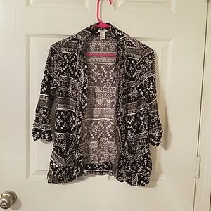 Cute patterned shrug