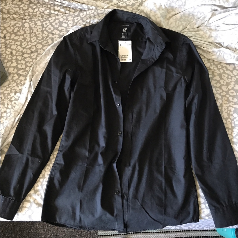 White and Black button up shirts