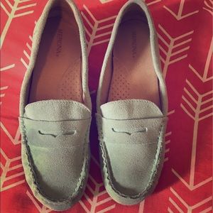 Merona suede penny loafers