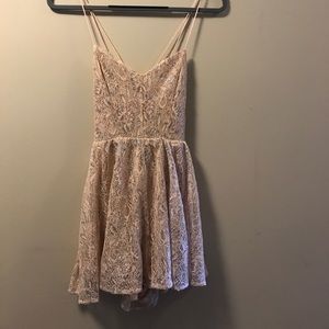 Pale pink Urban Outfitters romper