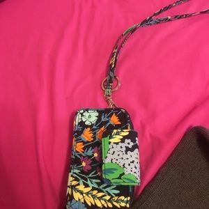 Vera Bradley Wallet and Lanyard