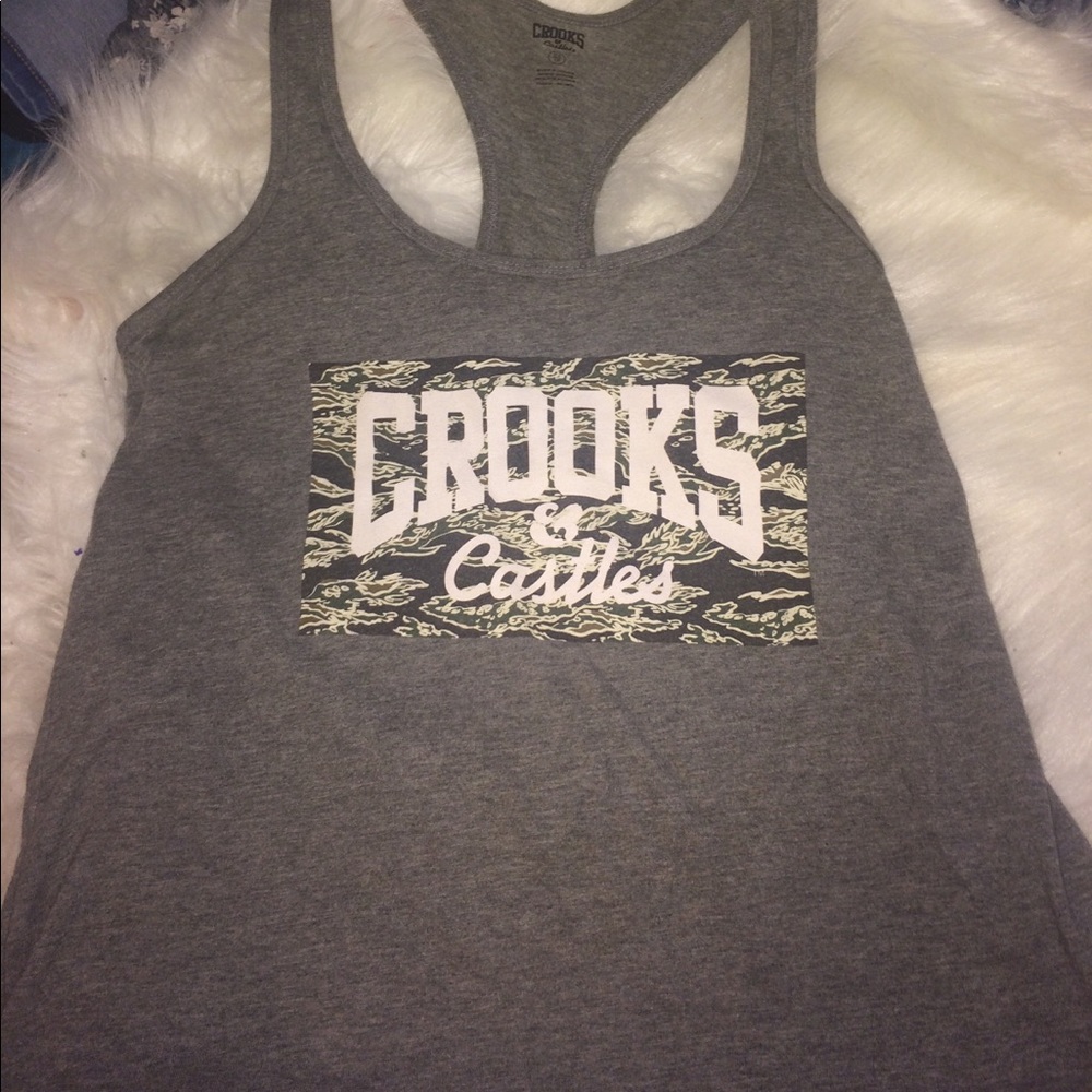 crooks and castles women's tank top