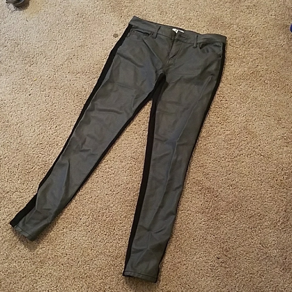 Sexy pleather pants