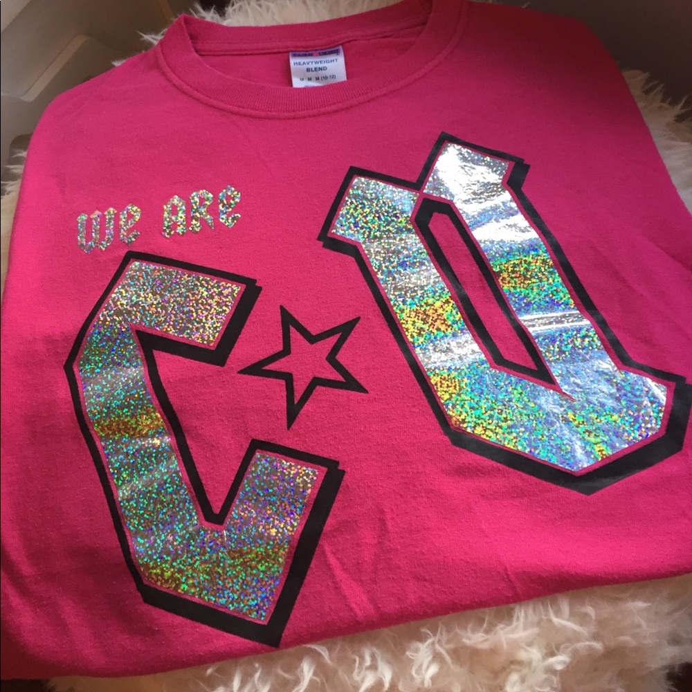 Pink cheer university T-shirt💗