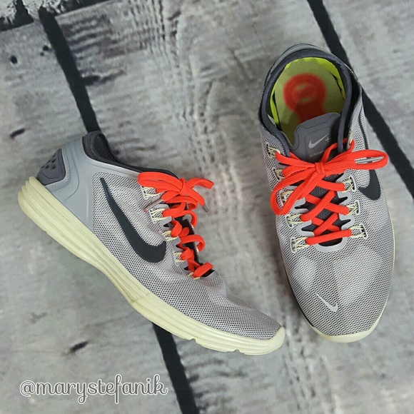 Nike Shoes - Nike Lunarlon Lunar 532224 Gray Yellow Sneaker 8.5