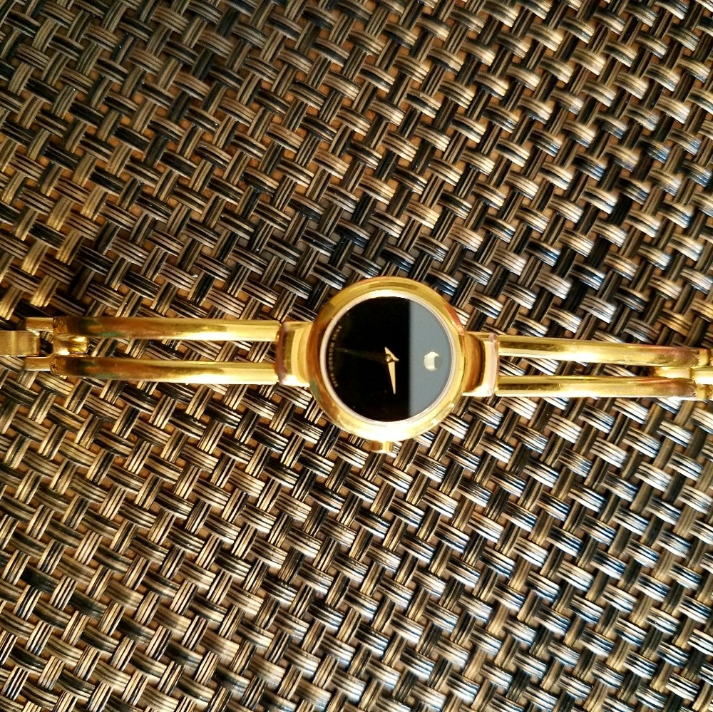WOMENS (B12J) GOLD STAINLESS SWISS MOVADO BRACELET