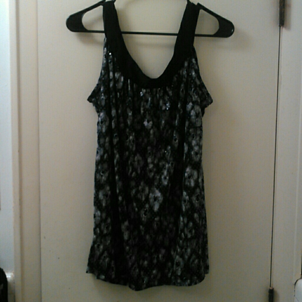 Snakeskin look tank