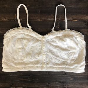 Cream American Rag bralette, XL.