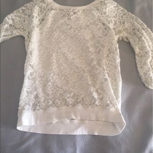 Girls lace blouse