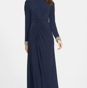 Vince Camuto Long Sleeve Evening Dress