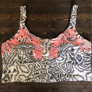 Black and white bralette, size large.