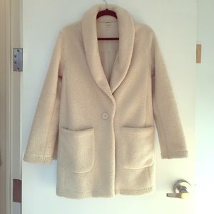 Faux shearling coat