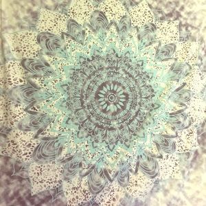 5 X 5 mandala tapestry.
