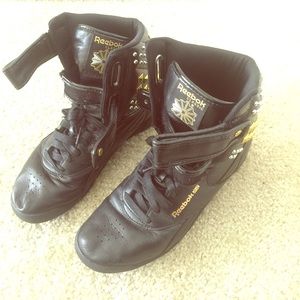 Black Alicia Keys Reebok Classic HiTops SZ 7