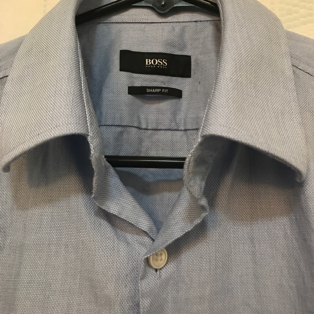 Hugo Boss Sharp Fit Dress Shirt Size 15 32/33